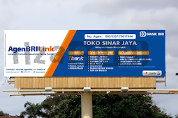 Contoh Banner Spanduk Agen BRI Link CDR