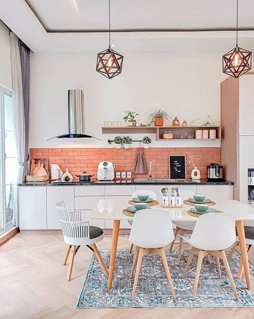 white minimalist kitchen design