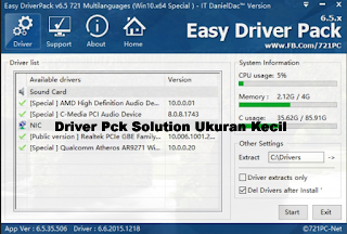 Download Driver Pack Ukuran Kecil