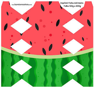 Watermelon Heart: Free Printable Boxes.