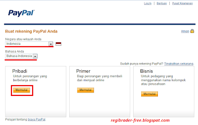 Cara Membuat Akun PayPal