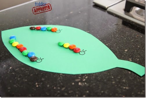 Very Hungry Caterpillar M&M Craft