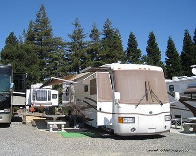 Site 2 Napa Elks RV parking