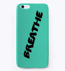 Breathe iPhone Case Sky Blue