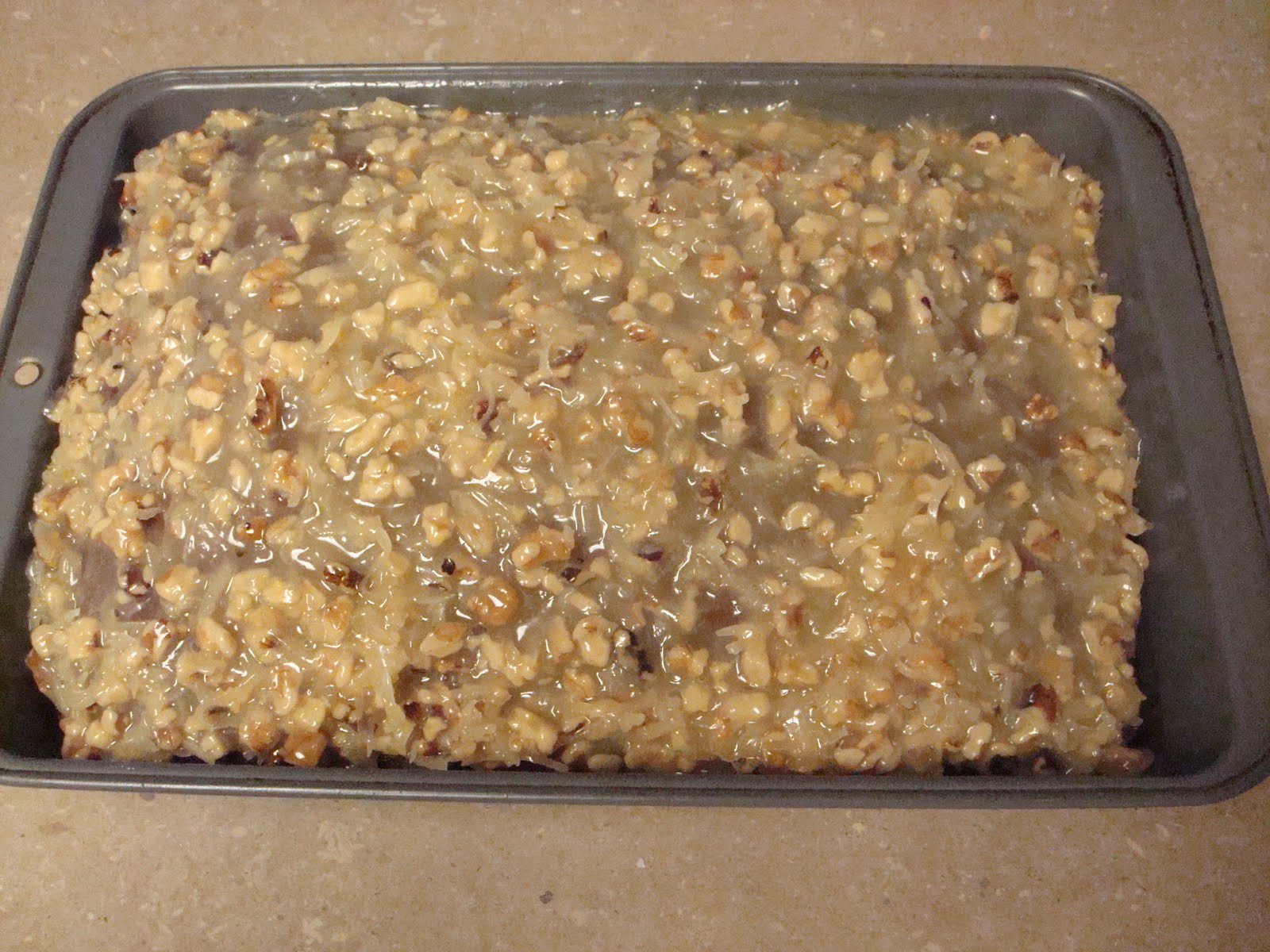 German Chocolate Cake (Frosting)