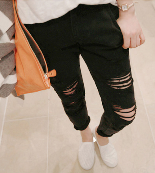 Ripped Slim Fit Pants