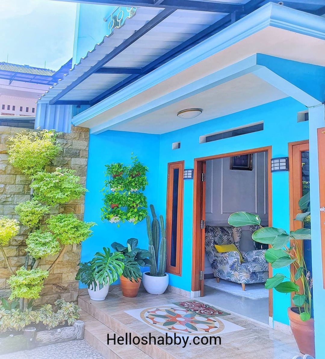 Inspirasi Yang Tepat Untuk Warna Cat Teras Rumah 2021 HelloShabbycom Interior And Exterior Solutions