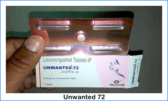 Unwanted 72 कि गोली दिखने में कैसी होती है?