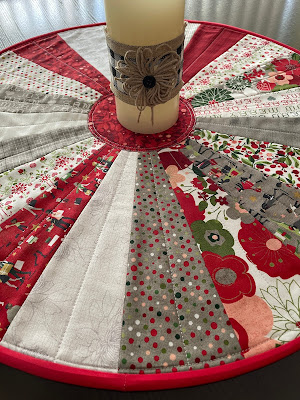 Round Quilted Table Topper