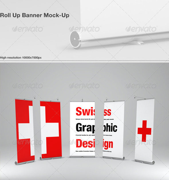 Roll Up Banner Mock-Up