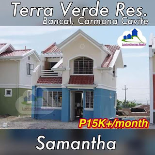 SAMATHA SINGLE ATTACHED - TERRAVERDE RESIDENCES AFFORDABLE HOUSE AND LOT SALE RENT TO OWN CAVITE