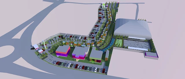 Site Plan Lapangan Basket