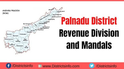 Palnadu District Revenue Divisions with Mandals