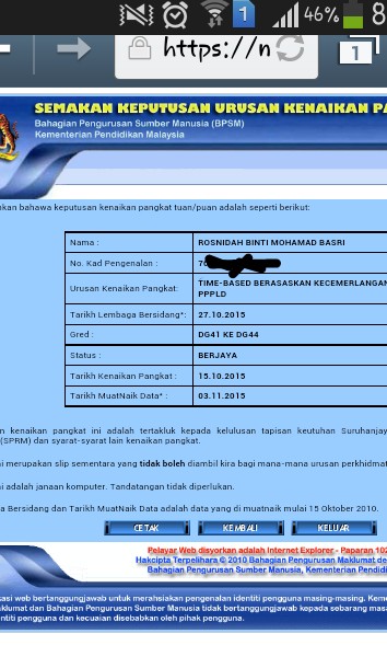 Surat Lantikan Dg48 Lambat Keluar 2019