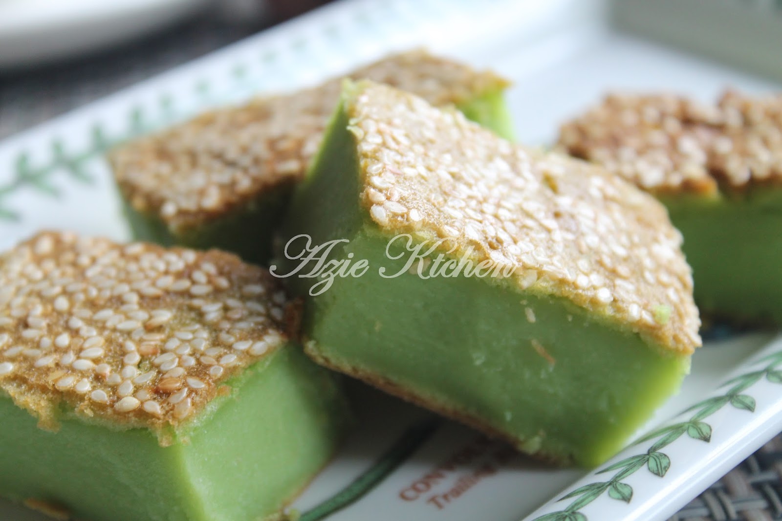 Resepi II: Kuih Bakar Pandan - Azie Kitchen