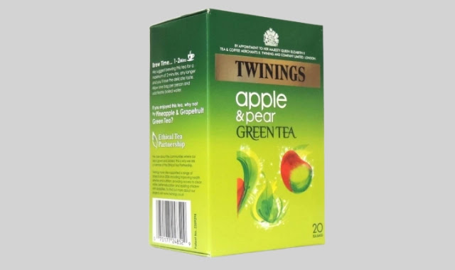 شاي اخضر بالتفاح