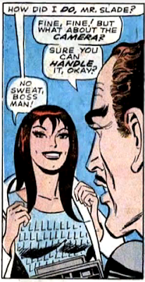 Amazing Spider-Man #59, john romita, don heck, at the club, mary jane watson puts her coat on and asks her new boss mr slade how she did