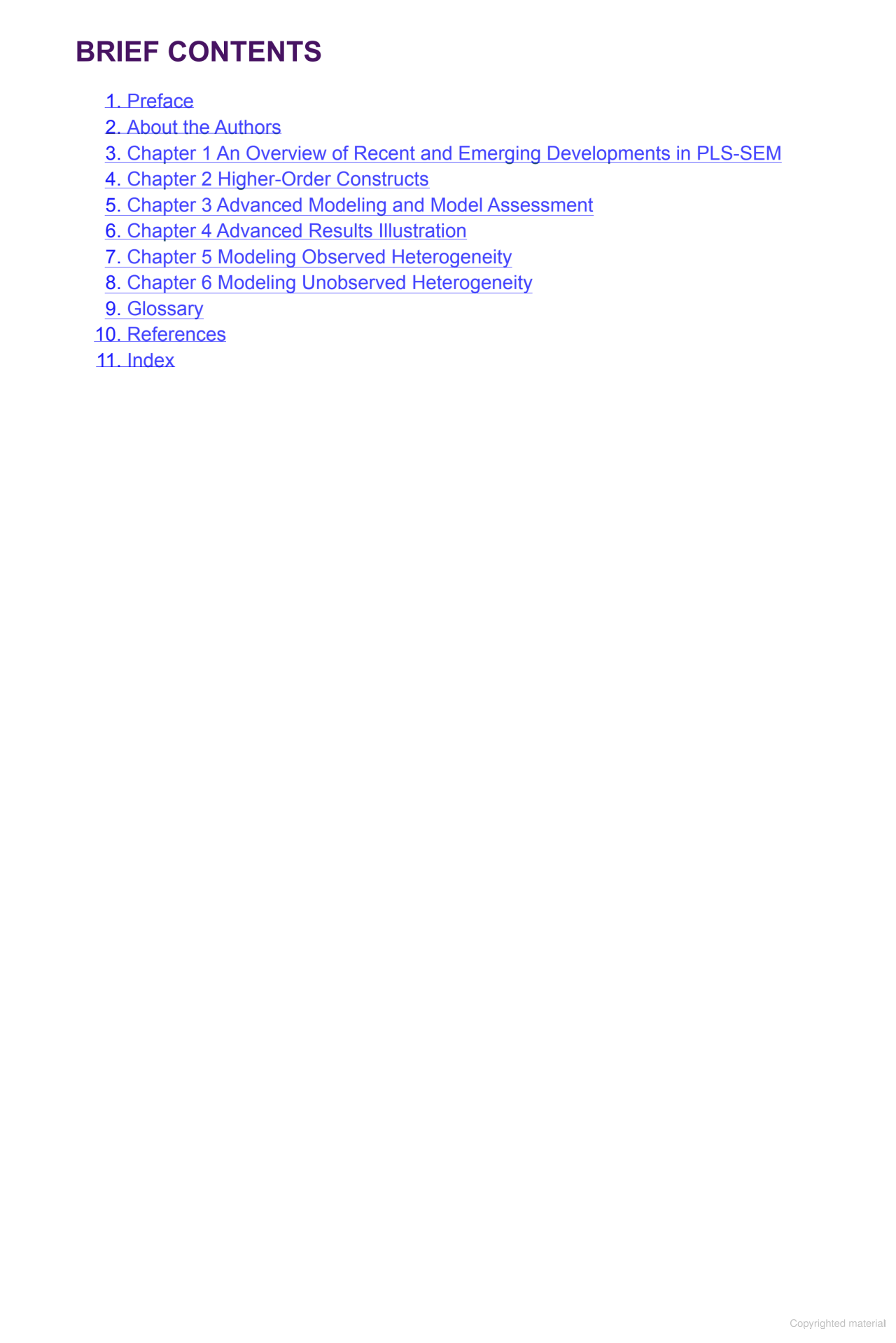 Advanced Issues in Partial Least Squares Structural Equation Modeling-2nd Edition