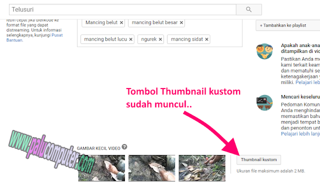 menambahkan thumbnail youtube