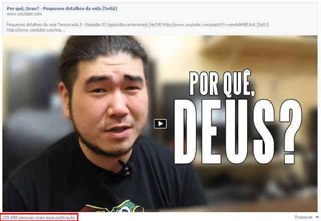 Anúncio do Facebook.