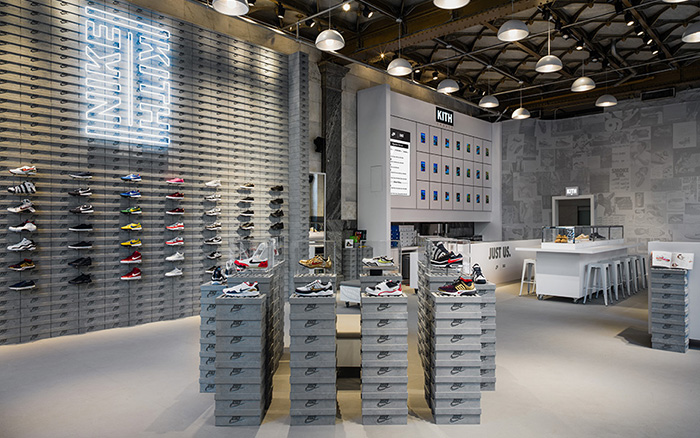 Inside the Nike x KITH Shop