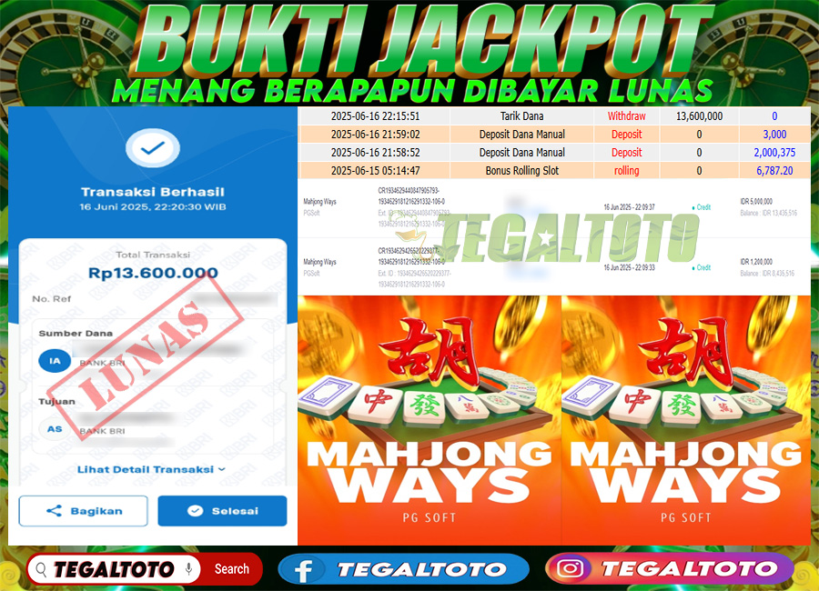 Bukti Jackpot