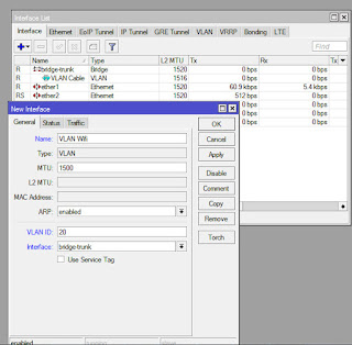 How To Setup VLAN Trunk Using Bridge on Mikrotik Router