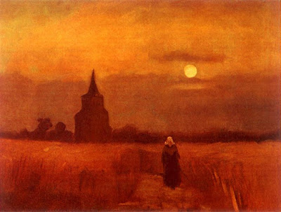 The Old Tower in the Fields' was created in 1884 by Vincent van Gogh in Realism style