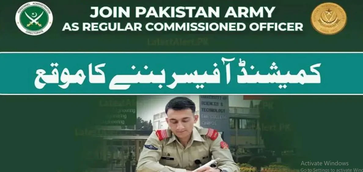 Pakistan Army Technical Cadet Course 2024