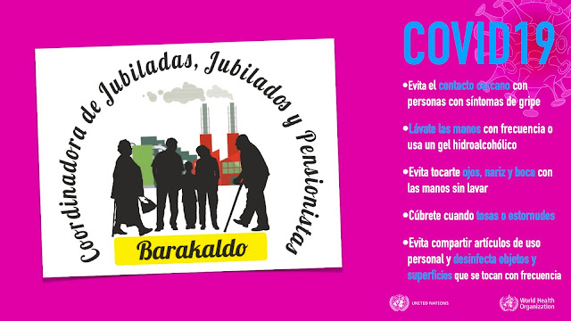 Logo de la coordinadora de jubilados y pensionistas de Barakaldo