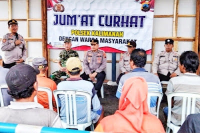 Kabag Ops Polres Purbalingga Pimpin Jumat Curhat di Terminal Bus Purbalingga