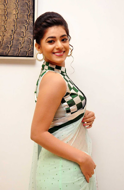 Yamini Bhaskar Telugu Actress Side View Pics In Saree