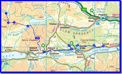 TGO Challenge 2010 - Day 8 - Plan