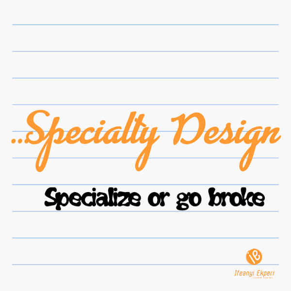 Designers! Specialize your skill - Three things to do