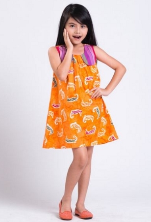 10 Model Baju Batik Anak Perempuan Modern Terbaru 2019