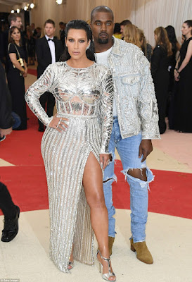 kim kardashian and kanye at the 2016 met gala