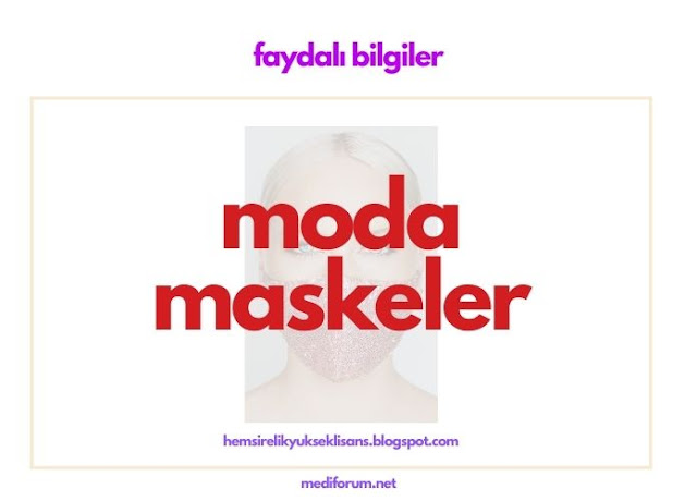 moda yüz maskesi