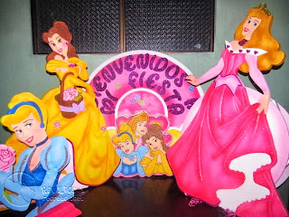 KIT DECORACION FIESTA PRINCESAS DISNEY