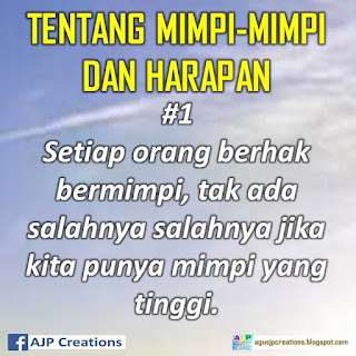 Kata-Kata Motivasi Tentang Mimpi Dan Harapan