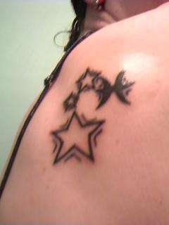 Pisces Tattoo With Stars