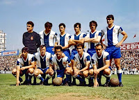 📸R. C. D. ESPAÑOL DE BARCELONA 📆12 abril 1970 ⬆️Coll, Griffa, Martínez, Riera, Lico y Glaría IV. ⬇️Amas, Vals, Re, Rodilla y José María. R. C. D. ESPAÑOL DE BARCELONA 1 🆚 C. D. MÁLAGA 1 Domingo 12/04/1970, 12:00 horas. Campeonato de Liga de 2ª División, jornada 32. Barcelona, estadio de Sarriá. GOLES: ⚽0-1: 47’, Cabral. ⚽1-1: 77’, Amas.