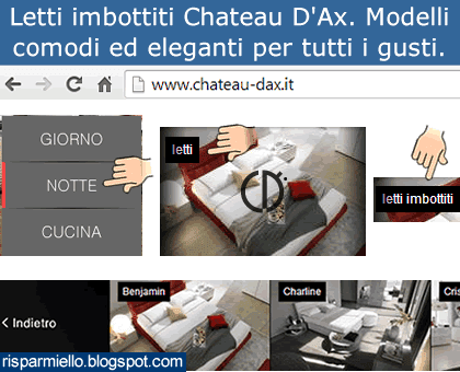 letti imbottiti chateaudax