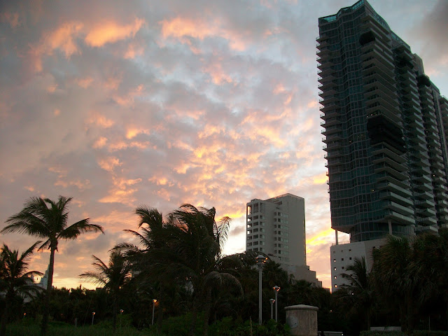 Miami,Beach,sunset