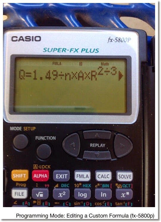 Eddie s Math and Calculator Blog fx 5800p Creating a Custom Formula