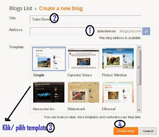 Cara Mudah Buat Web Instan Blogger 4