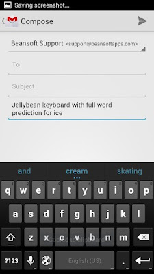 Android jelly bean keyboard