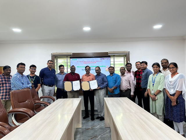 MOU exchange between BVRIT-Narsapur Campus and Synopsys