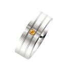 E004ミニダイヤ用リングデザイン、オレンジダイヤはハートインダイヤモンド製