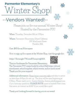 Parmenter holiday shop looking for additional vendors