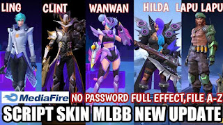 Kumpulan Script Skin Hero Mobile Legends Unlock All Patch Terbaru 2021 Alxbot Tools